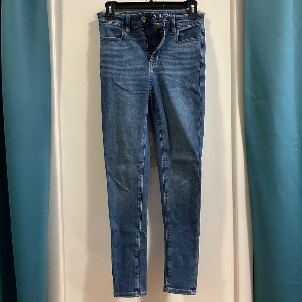AE Super High Rise Jeggings